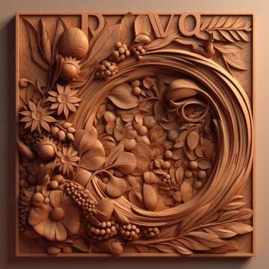 Patterns and decorations stl rave 3 3d model